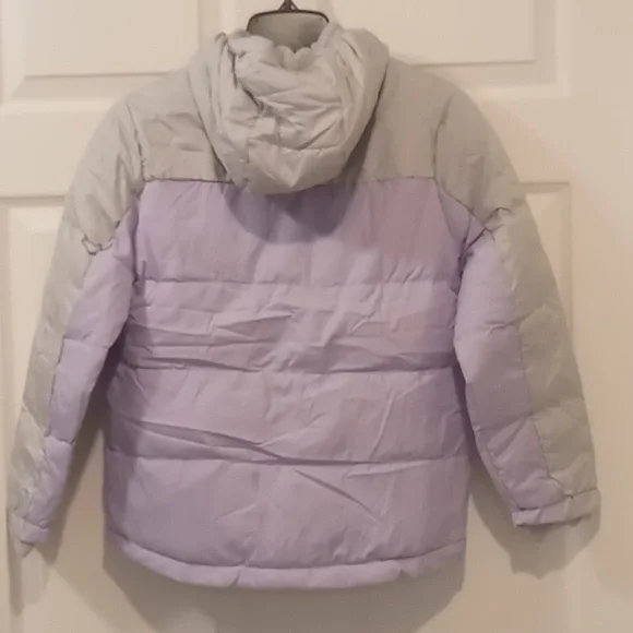Eddie Bauer Girls' Lavender Classic Down Jacket New with Tags Size Medium 10-12 - Picture 5 of 6